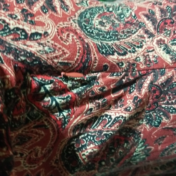 Forever 21 rust paisley print dress. Size small - Picture 7 of 9